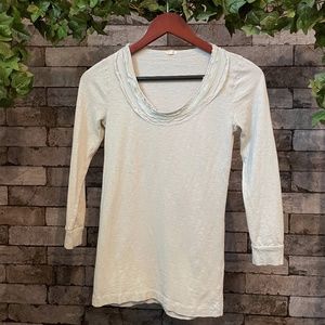 J.Crew 3/4 Sleeve Green Tissue Tee